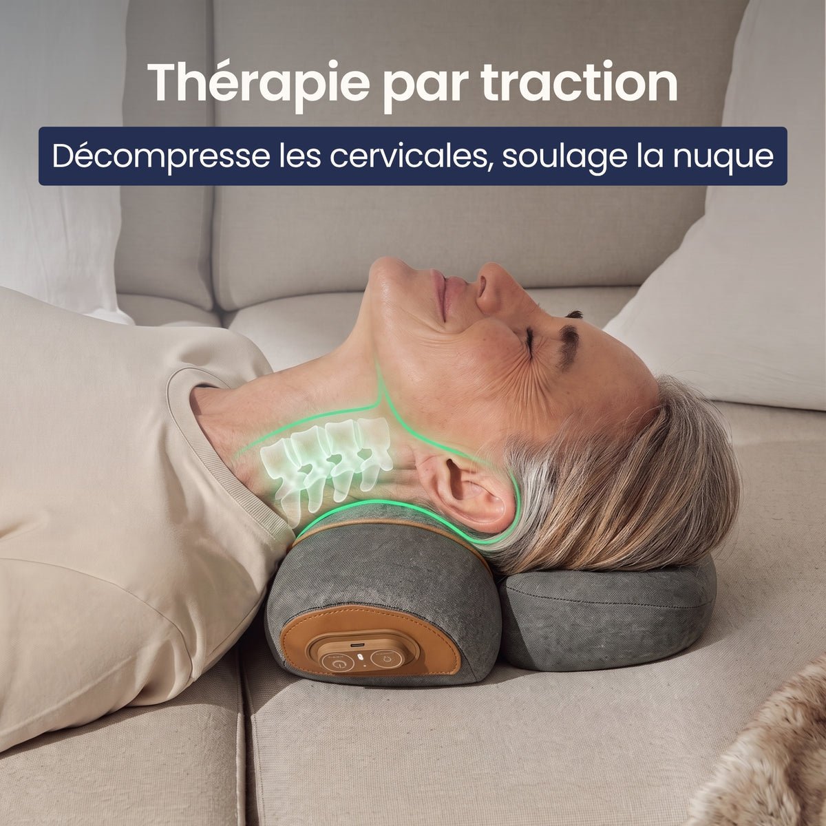 CerviRest™ – Masseur Cervical Triple PRO